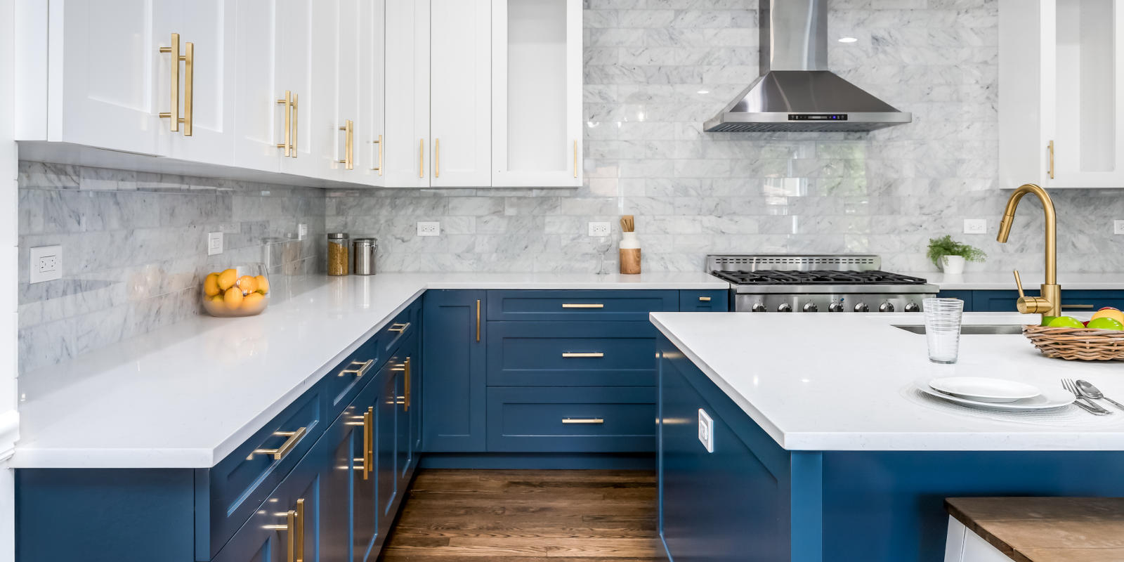 Custom designed kitchen cabinets